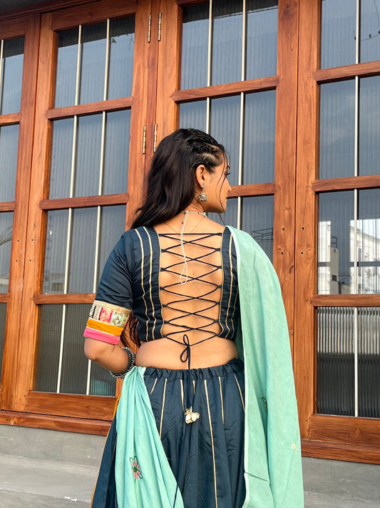 GREEN ( CHANIYA CHOLI )