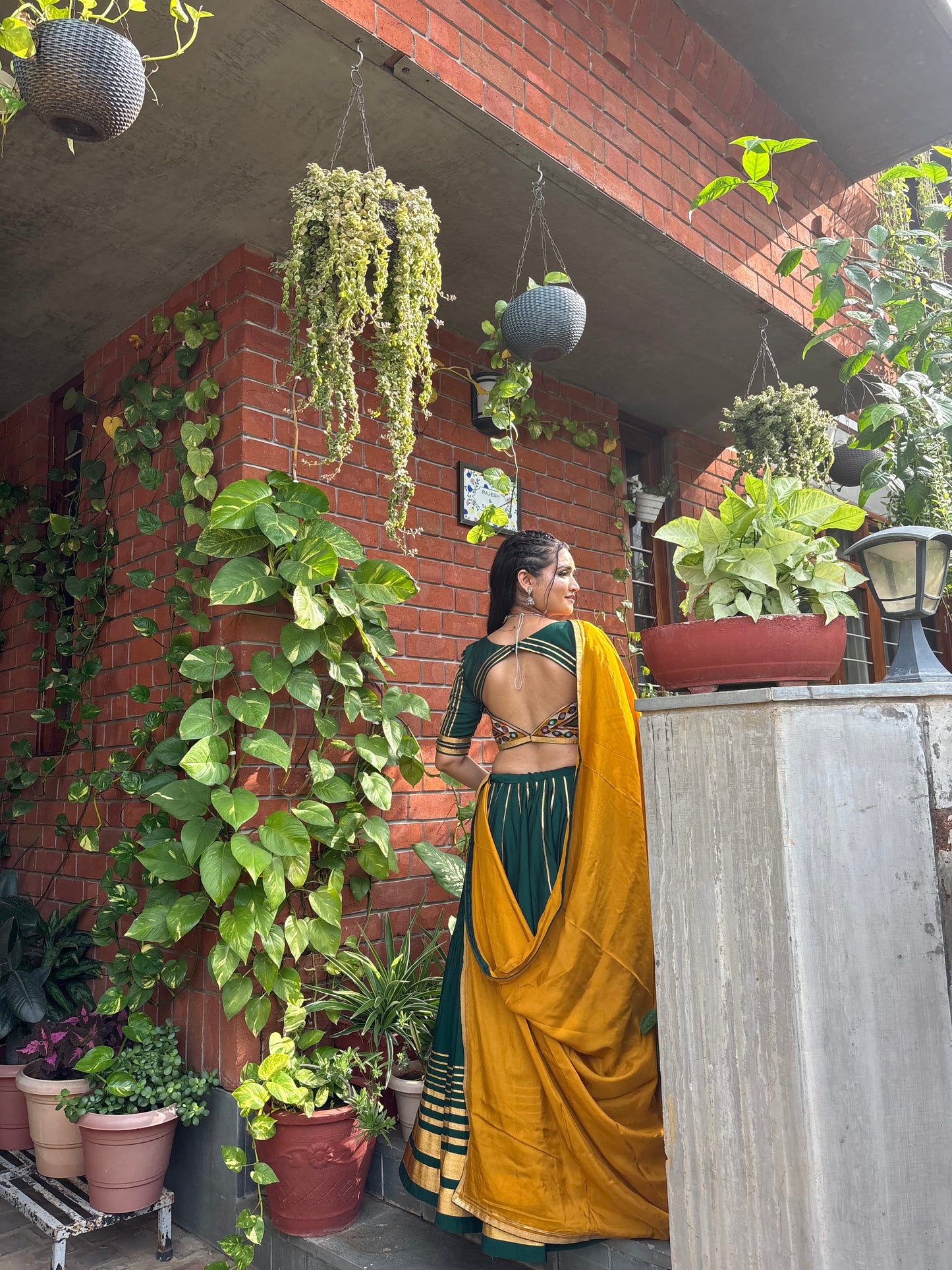 GREEN ( CHANIYA CHOLI )