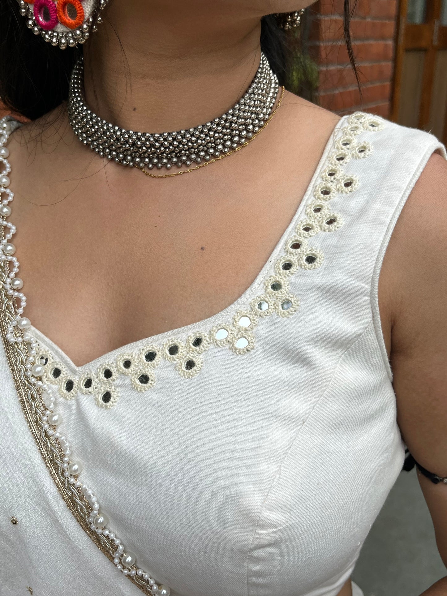 WHITE ( CHANIYA CHOLI )